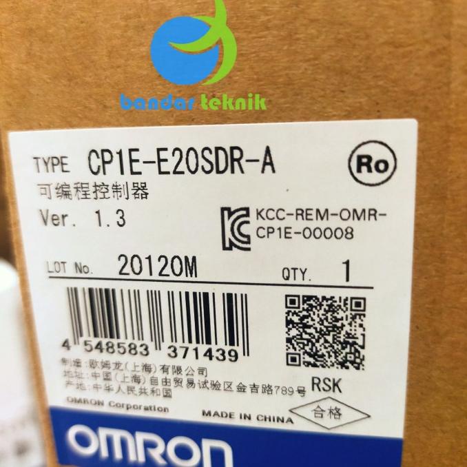 OMRON PLC - 20 I/O CP1E-E20SDR-A CP1EE20SDRA