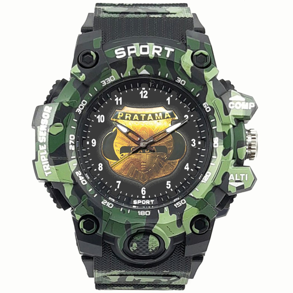 (EXCLUSIVE) JAM TANGAN GADA PRATAMA -SECURITY ARMY HITAM 2