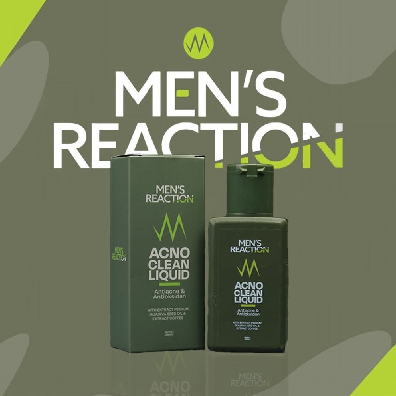 SABUN CAIR PENGHILANG JERAWAT DAN BEKAS JERAWAT BRUNTUSAN AMPUH MENS REACTION ACNO CLEAN OUT LIQUID