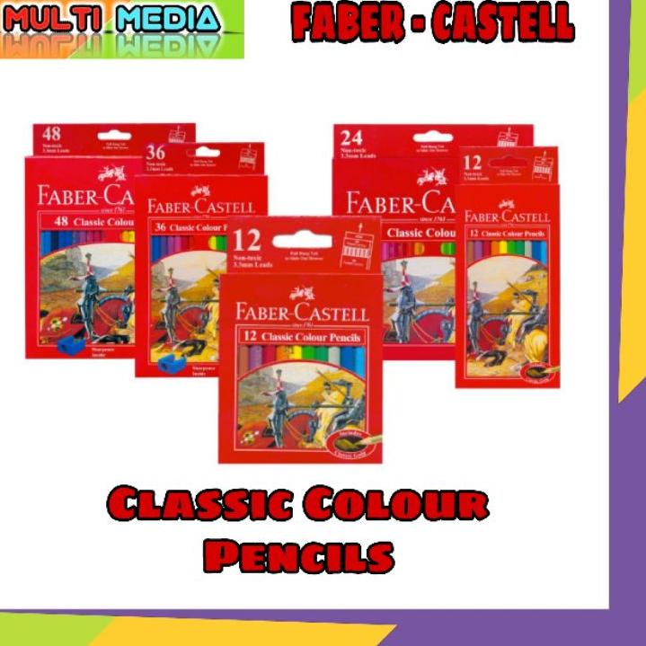 

CodeQq7Q1--PENSIL WARNA KAYU / COLOUR PENCILS FABER-CASTELL 12 WARNA 24 WARNA PENDEK / PANJANG