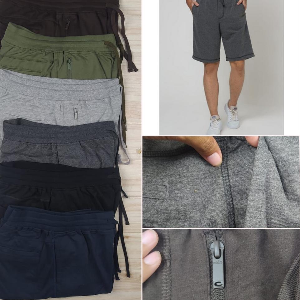Sudah READY.. COLE CELANA KOLOR PENDEK ORIGINAL COWOK PRIA BAHAN TEBAL MIX ZIPPER LAKI LAKI DEWASA P