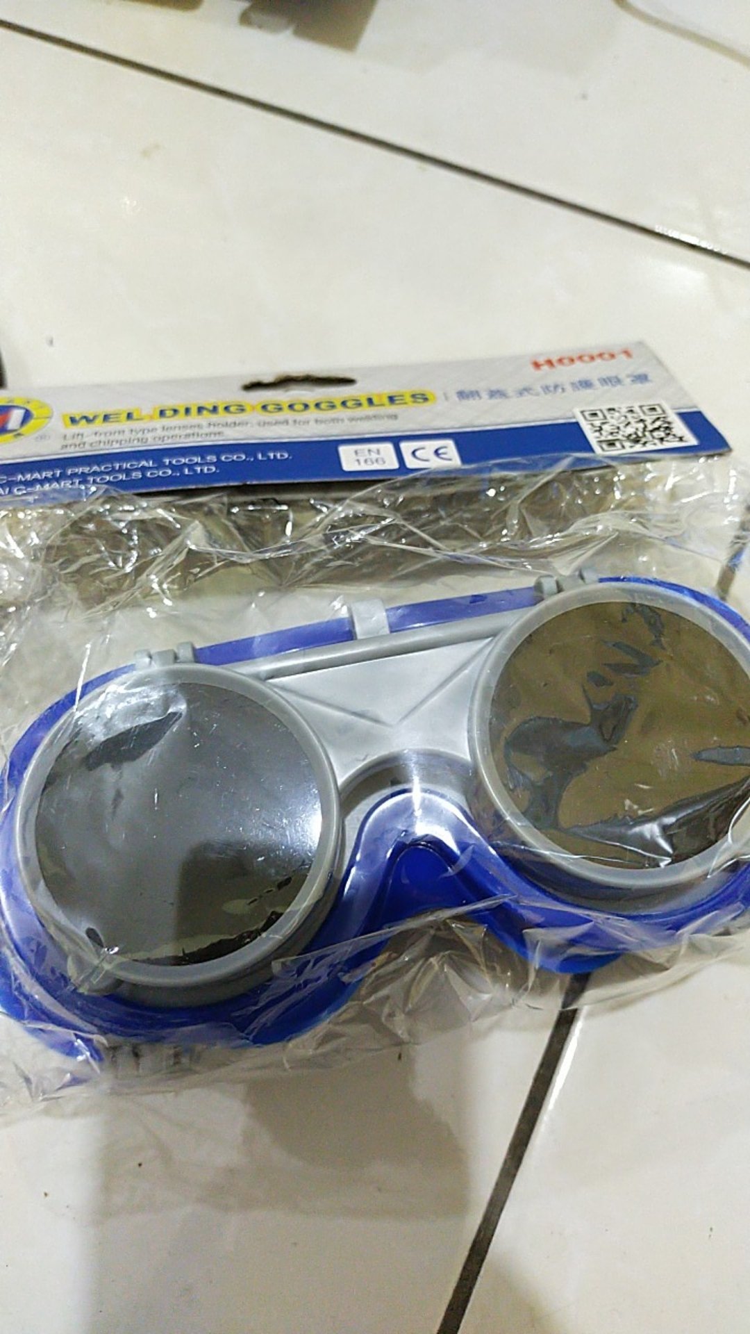 Kaca Mata Las/welding/safety Buka Tutup C-mart