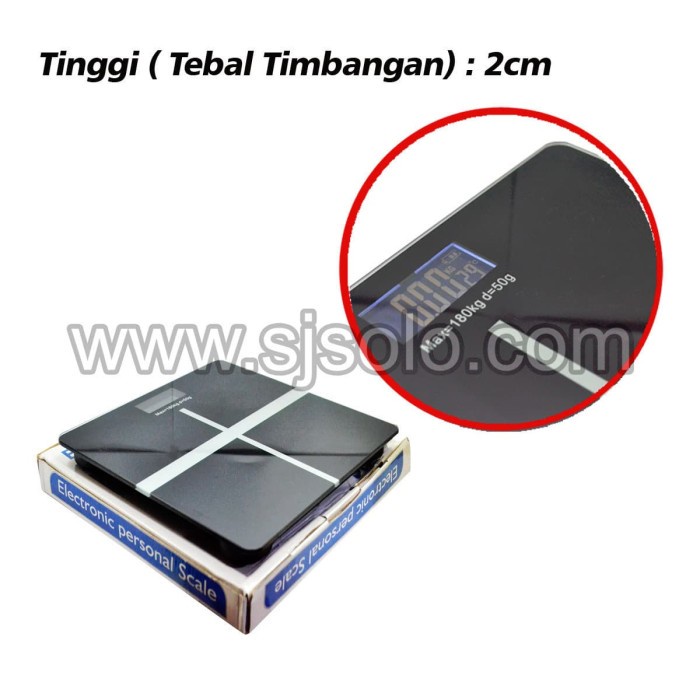 Timbangan Berat Badan Digital MOTIF PLUS + ISCALE Digital Scale
