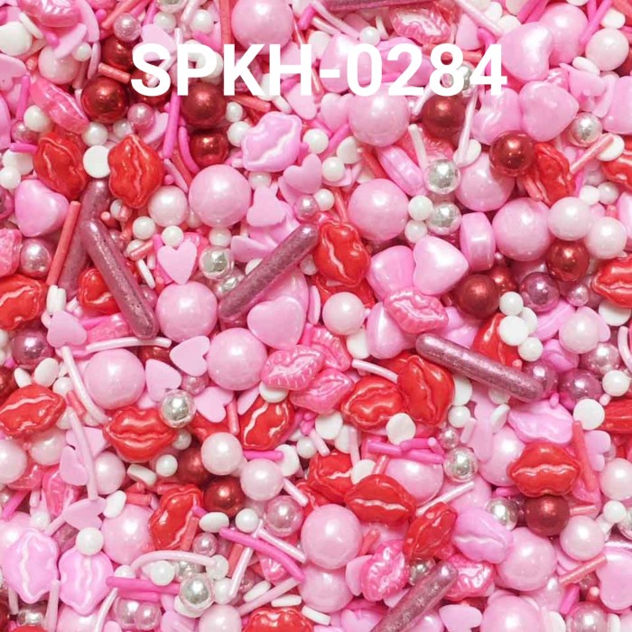 

SPKH-0284 SPRINKLES SPRINKLE SPRINGKEL 500GR BIBIR HATI PINK VALENTINE BERKUALITAS TINGGI