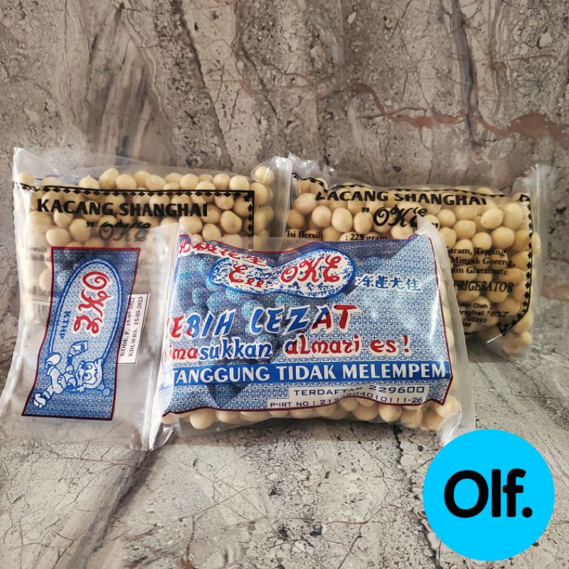 

Olf.store • Camilan Kacang Shanghai Oke 225gr kacang oke