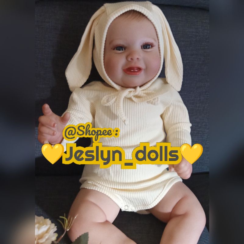 Reborn doll 24 inch Soft Silicone Reborn Baby Boy Doll For Girl 60cm Cloth Body