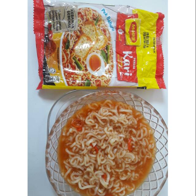 

Maggie noodle India Kari Flavour imported from Malaysia | Makanan India India Food