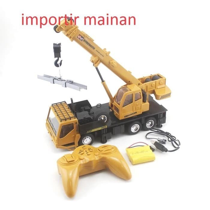 BT142 rc truck crane 8CH AOHAI 3822 rc alat berat mainan anak