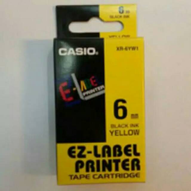 

Label Printer Casio 6mm / Pita Label Casio (100% original)