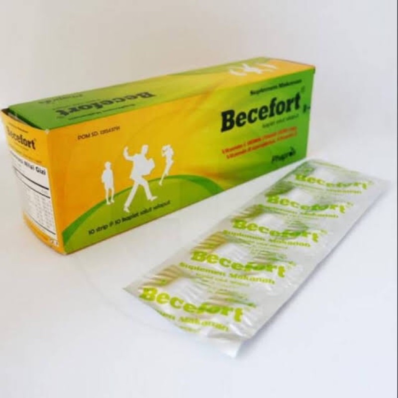 Jual BECEFORT 1 STRIP (10 TABLET) | Shopee Indonesia