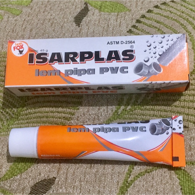 

Lem Pipa PVC ISARPLAS Kemasan Tube isi 40gram