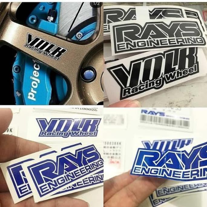 Sticker Velg Volkrays Te37 Exclusive