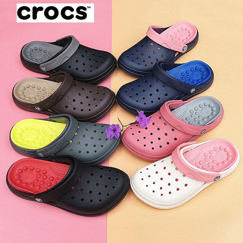 Crocs Sandal Pria dan Wanita Anti Air Cross Bayaband Clog Baya Band Clog Original