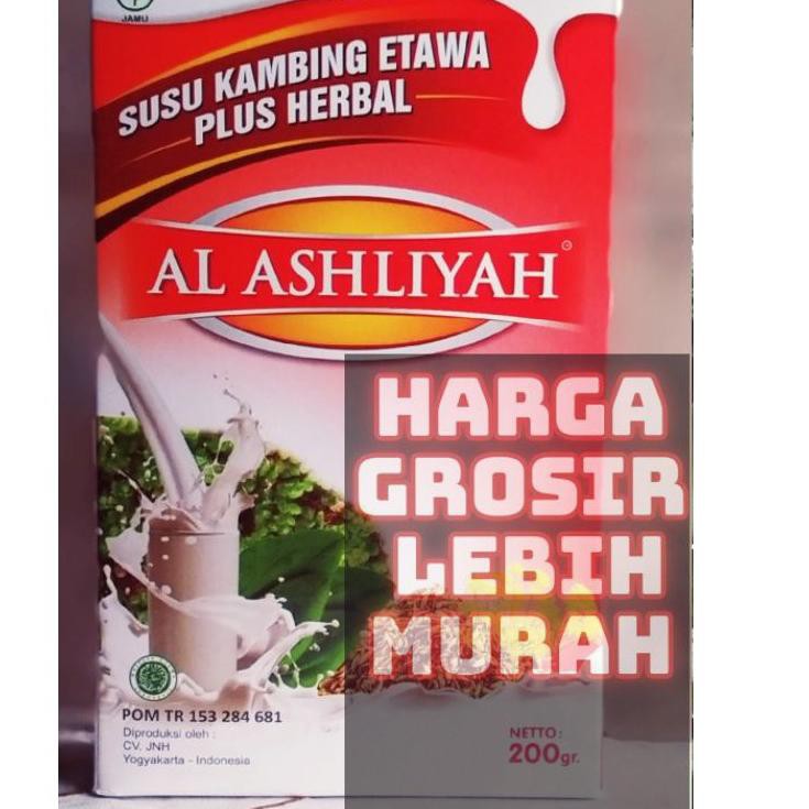 

Baru [bpom] susu kambing etawa plus herbal al ashliyah
