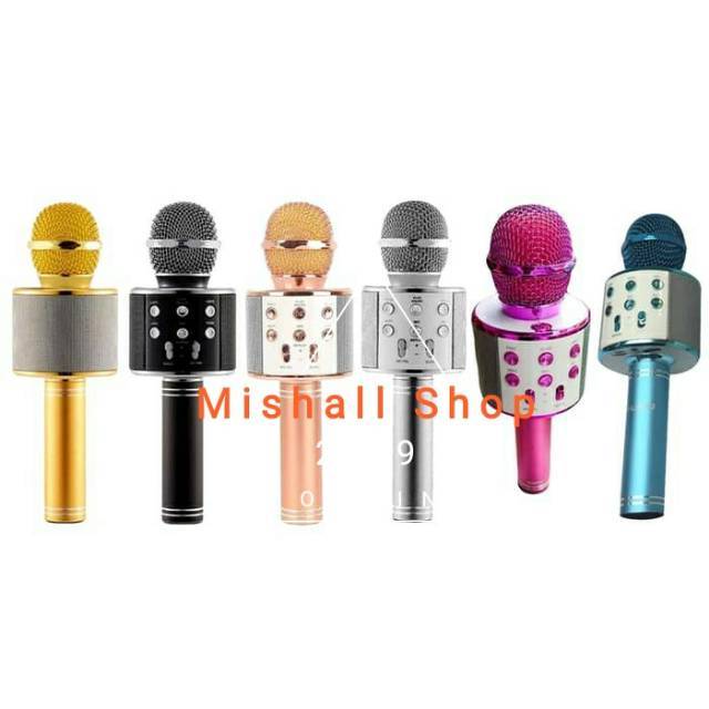 Mix ws 858 portable bluetooth wireless - mik ws858 - Mic ws858