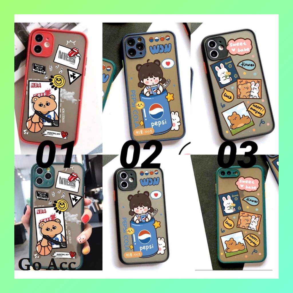 Casing Soft Kamera AA09 for Xiaomi Redmi 2 2s 3s 4A 4X 5A 5 5+ 6 6A 7 7A 8 8A 9 9A 9i Prime 9C 9T 10 10A 10C 11 Note 2 3 4 4X 5A 6 Pro 10s 11s