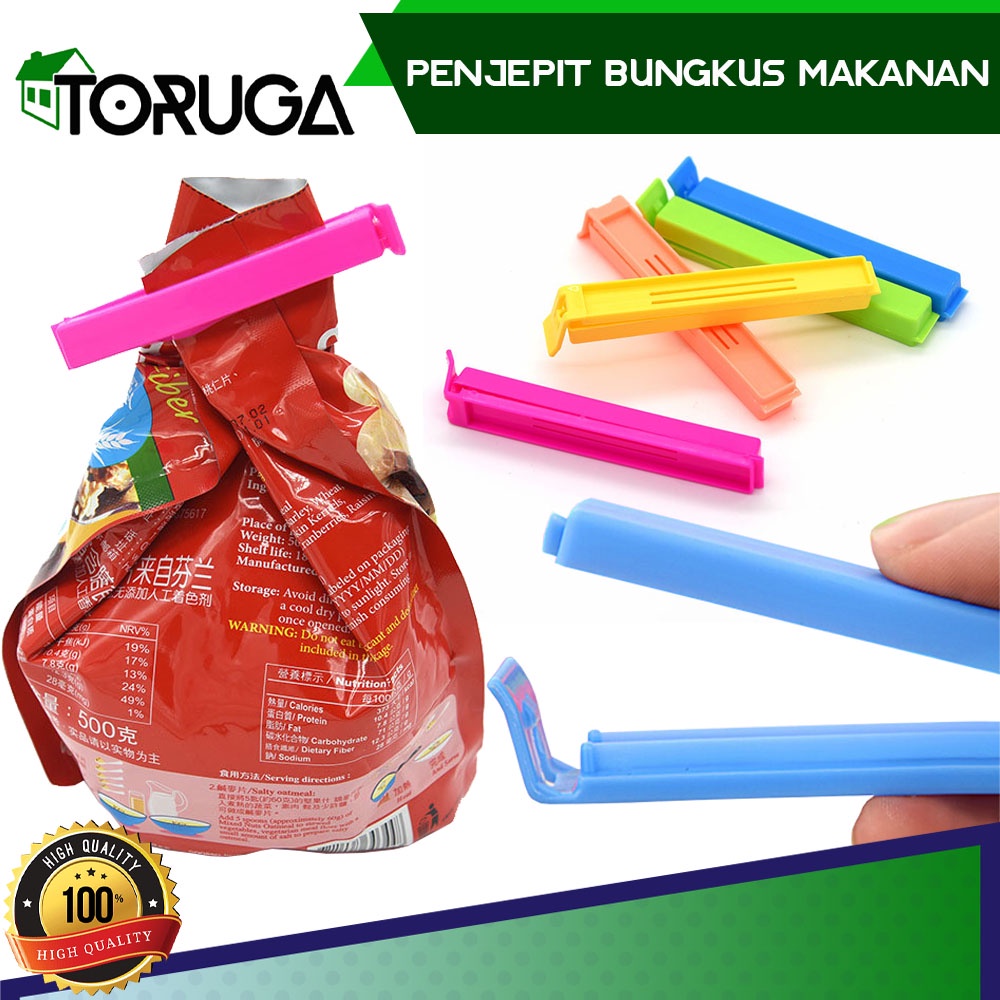 Penjepit Plastik Kemasan Klip Segel Makanan Cemilan Food Seal Snack Sealer