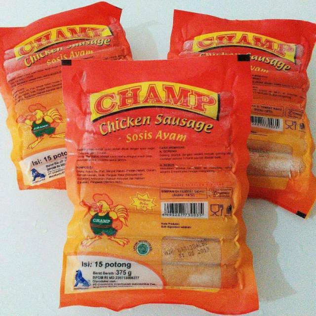 

Champ Chicken Sausage / Sosis Ayam Champ 375GR