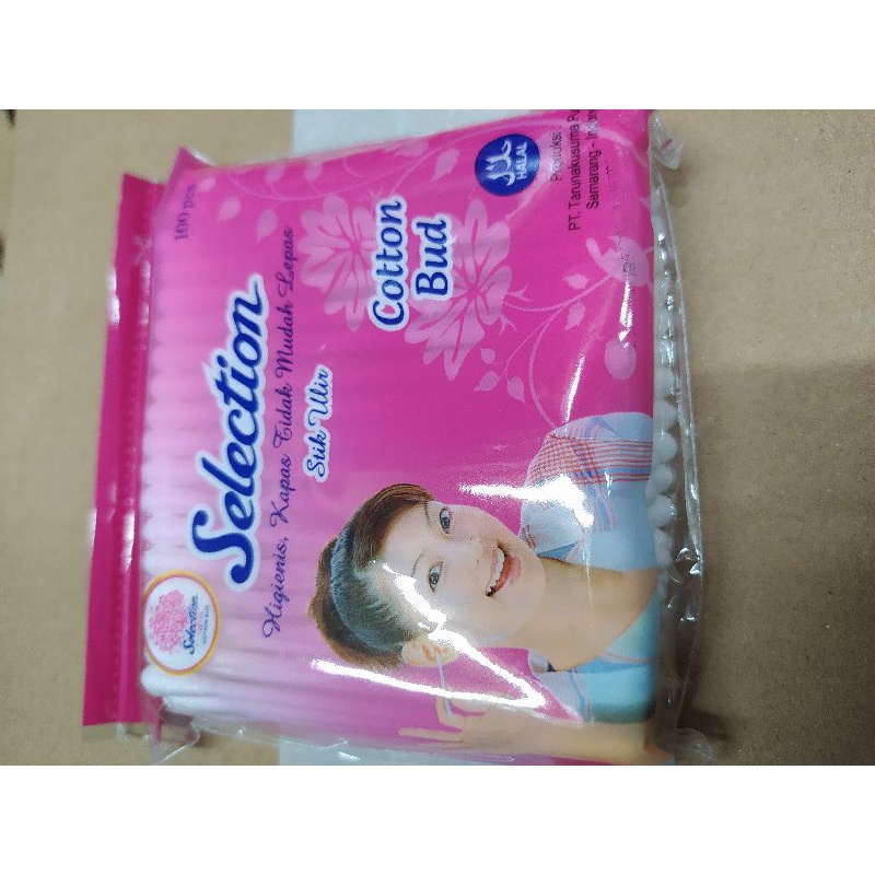 cotton bud 1pack @100pcs