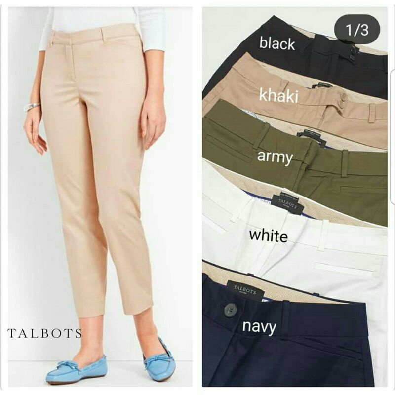 CelanaTalbot The Perfect Crop Curvy Chino Original Branded