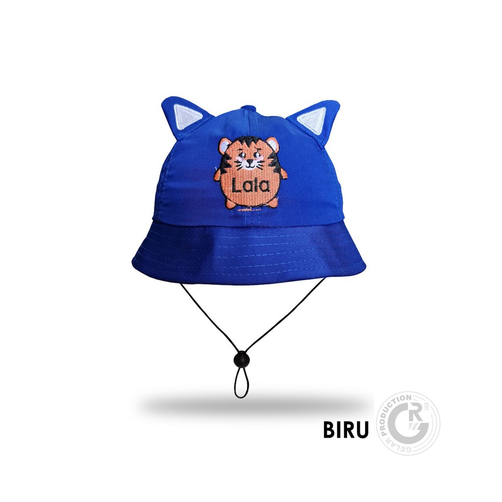 Topi bucket Anak Tali terbaru karakter squishy pats ADA TALI