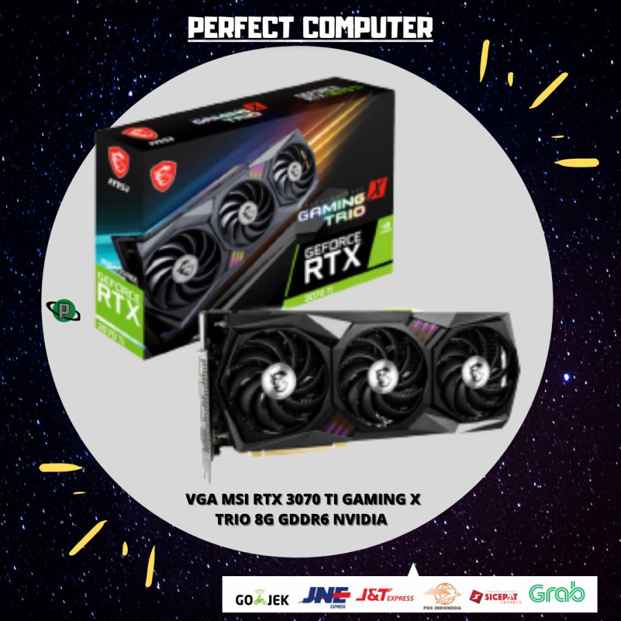 VGA MSI RTX 3070TI GAMING X TRIO 8G GDDR6 3070 TI NVIDIA