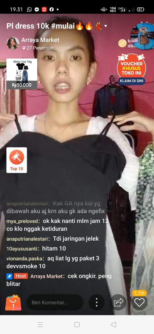 Pesnana Kak Cantik Jelita 1kg