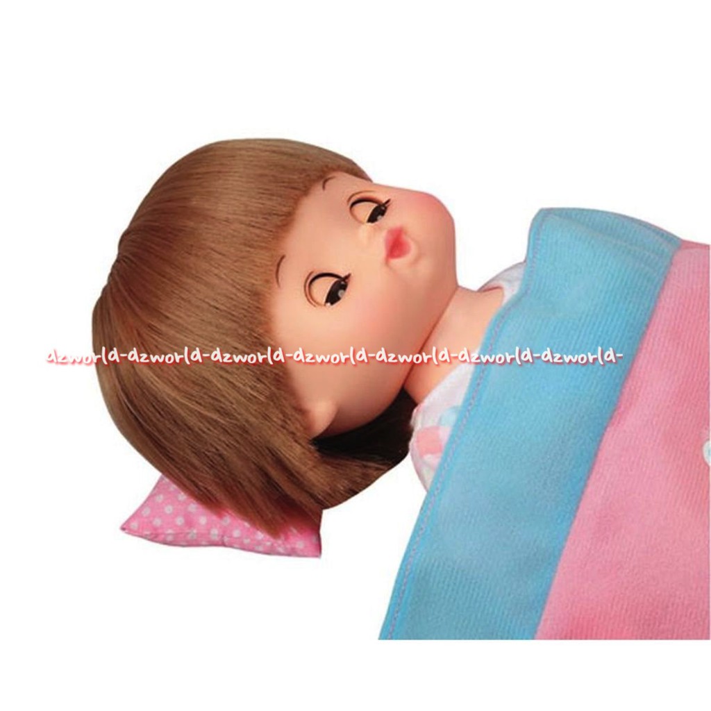 Mell Chan Pijamas Set Milk Bottle Mainan Boneka Jepang Rambut Pendek Melcan