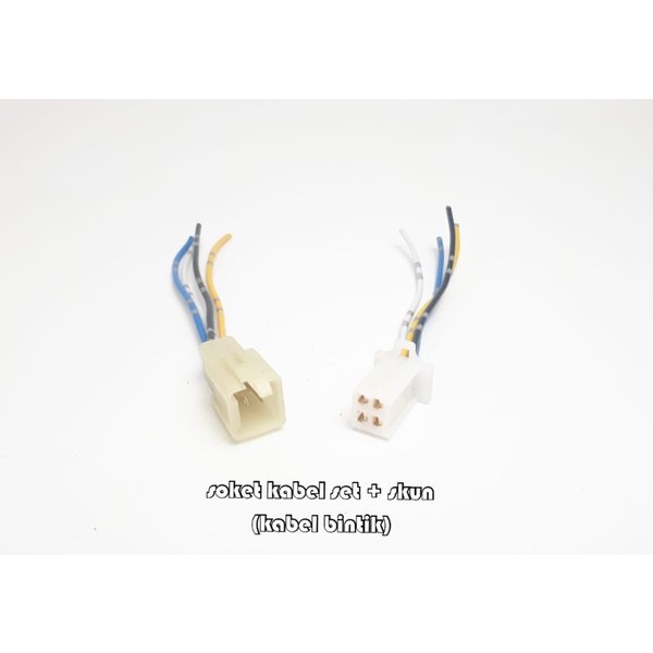 Soket Kabel Set Skun Kabel Bintik