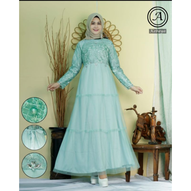 NEW REALPICT GAMIS ASSIFA/GAMIS PESTA MURAH/DRESS TERBARU/BY ASSIFA