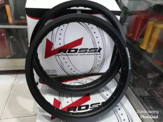 Paketan Velg jari jari Ninja R Ninja RR Ninja S Velg Rossi sama piringan depan belakang bonus breket