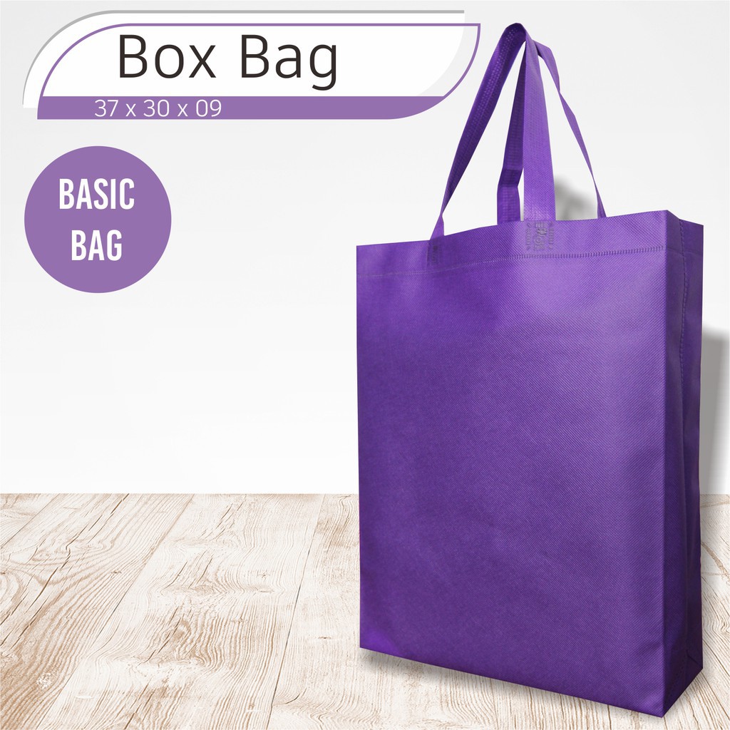 

[COD] tas souvenir spunbond standing handle ukuran 37x30x9