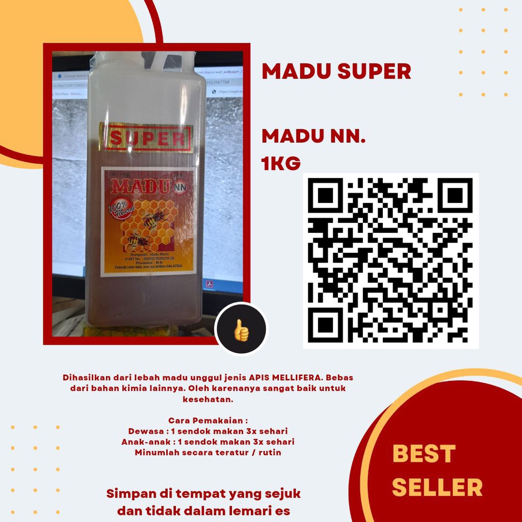 

Madu Murni NN - Kemasan 1kg