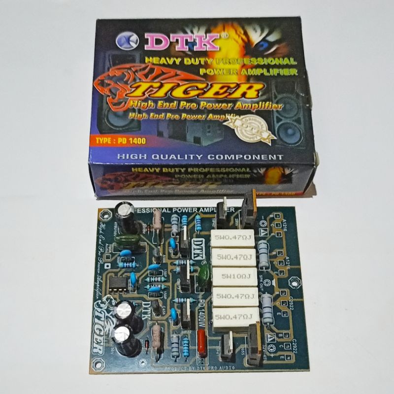 Kit High End Power Amplifier 1400W Mono Tiger DTK PD 1400