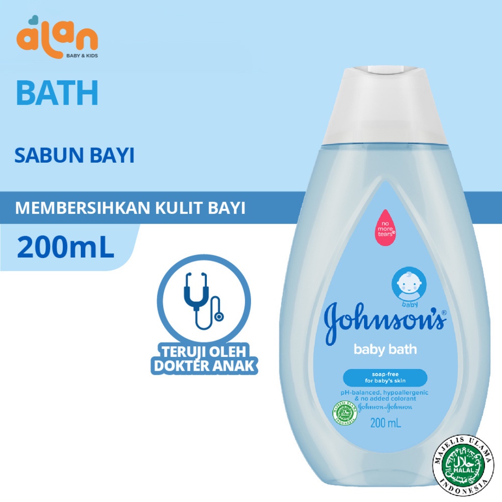 Johnson's Baby Bath All Variant Botol dan Refill 200ml