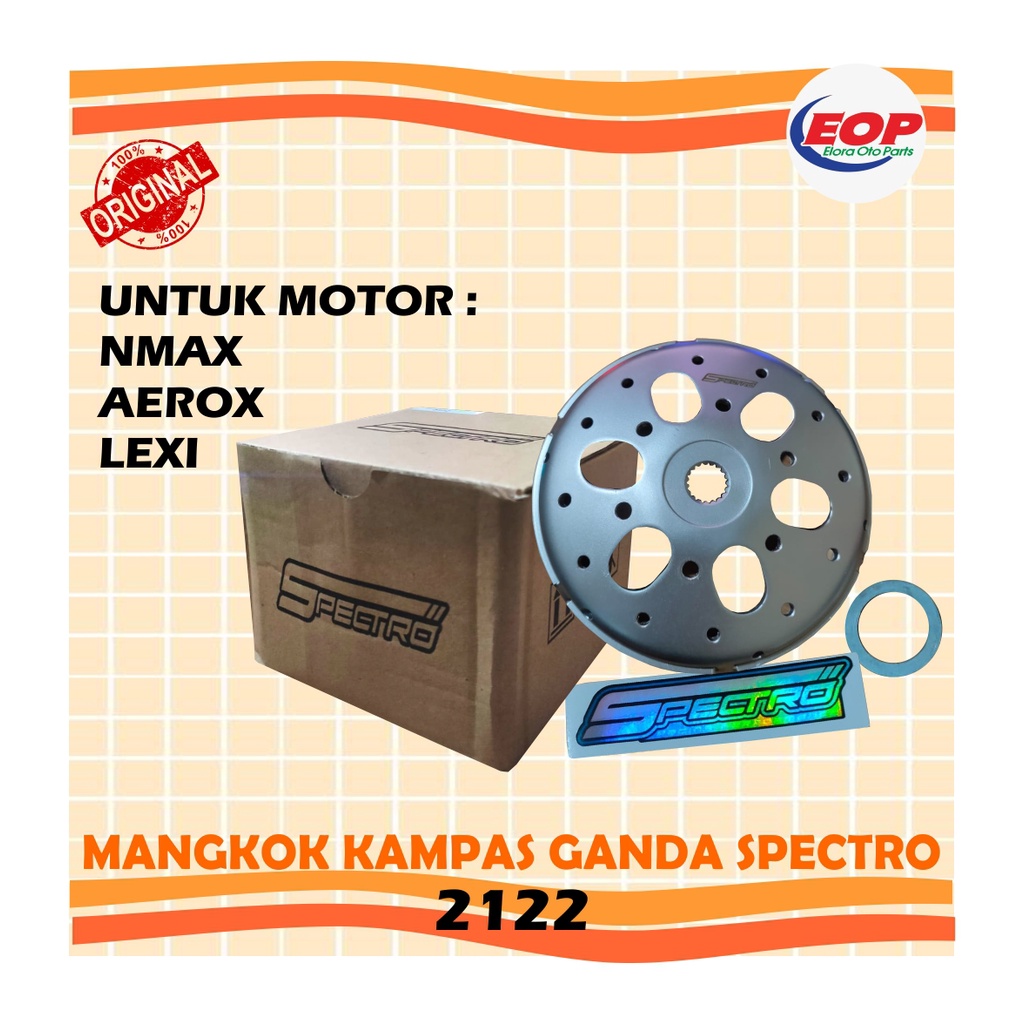 Mangkok Kampas Ganda Original Spectro NMAX AEROX LEXI 2122