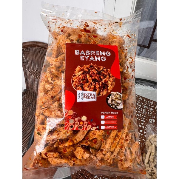 

[250GRAM] BASRENG CIKRUH PEDAS / GURIH DAUN JERUK ENAKKKK