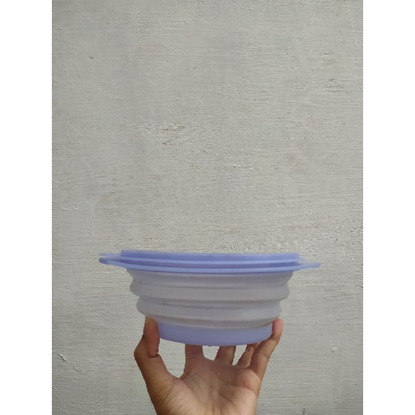 mangkok mangkuk lipat go flex 950 ml tupperware asli