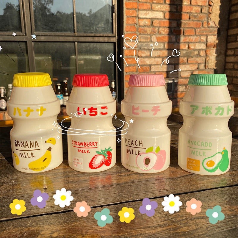 BOTOL MINUM MODEL YAKULT FRUTY KOREA BPA FREE 480ML BOTOL YAKULT VIRAL