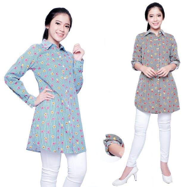 FWG - TUNIK / TUNIK SALUR MOTIF / TUNIK TERBARU WANITA / PAKAIAN WANITA TUNIK