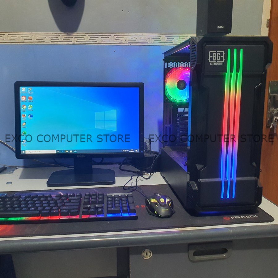 Pc Gaming Fullset i7 860/Ram 8Gb/Vga 4Gb/Ssd 120Gb/Hdd 500Gb + Monitor Siap Pakai All New Garansi