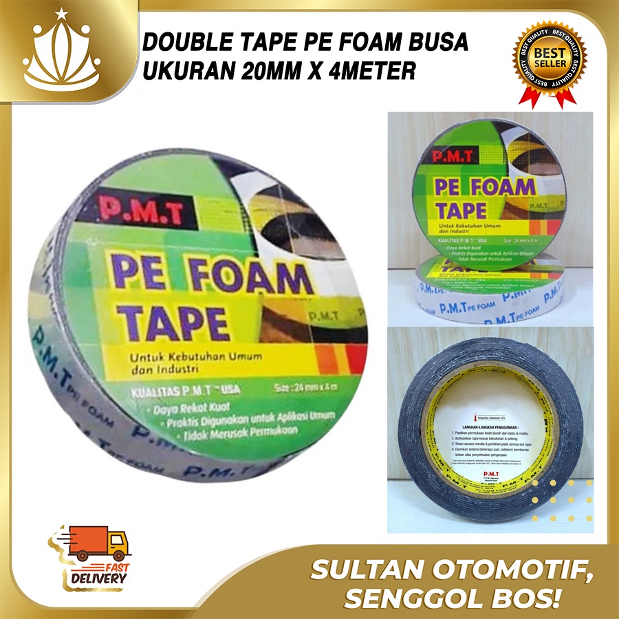 double Tape PE FOAM Busa 20mm x 4 Meter