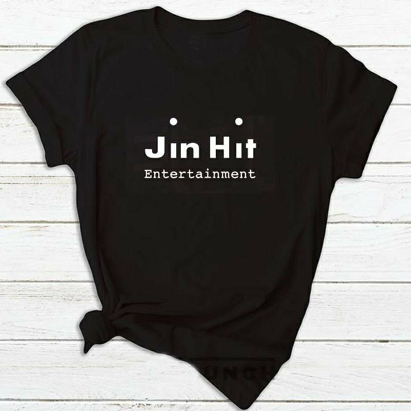 Kaos T-shirt BTS Jin Hit Free Foto