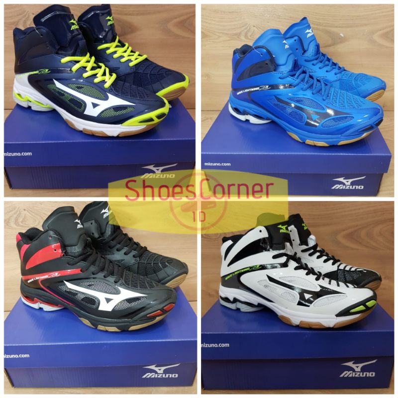 Sepatu Voli Pria Mizuno WLZ 3 Mid Original / Mizuno WLZ 3 MID ORIGINAL / Sepatu Volly