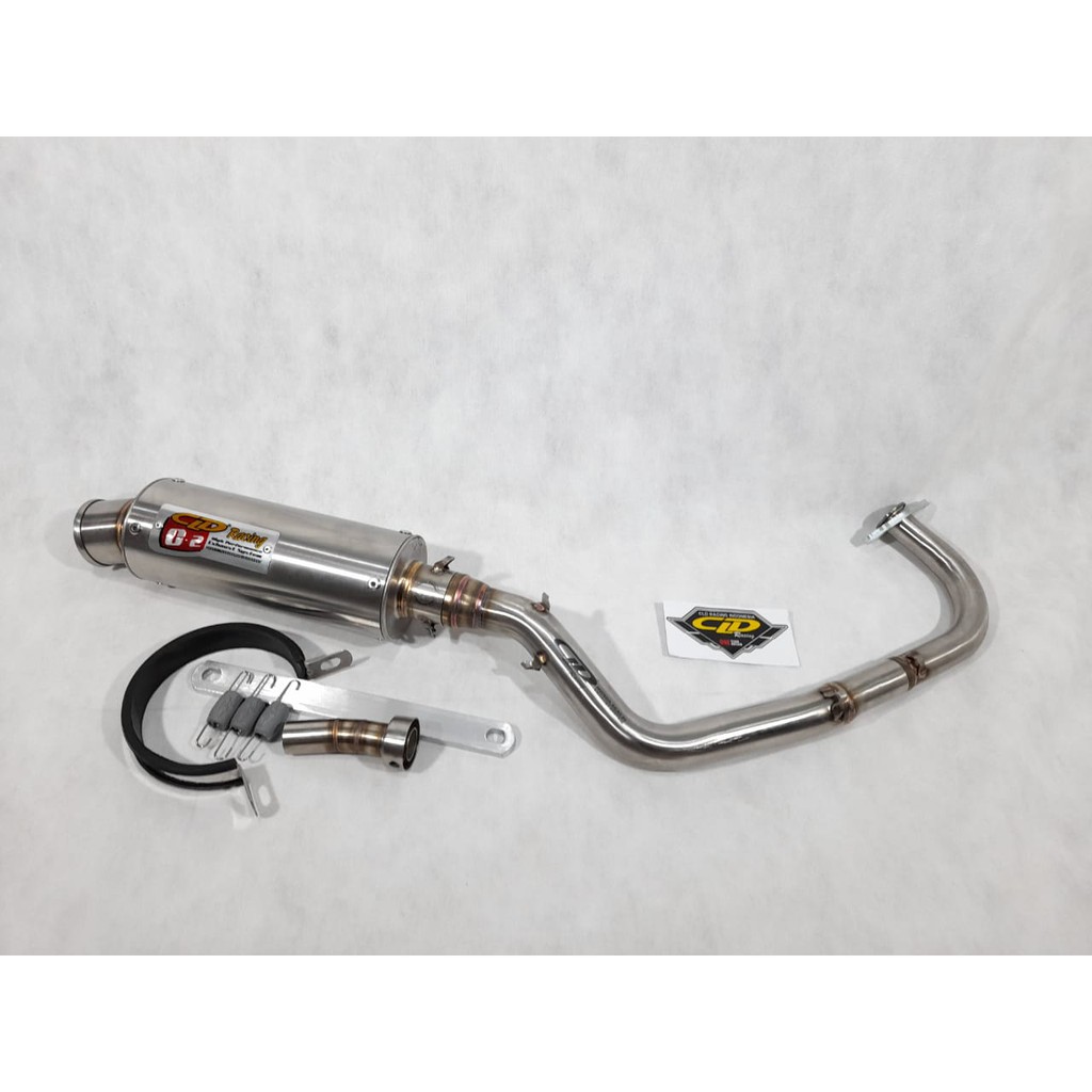 Knalpot Original CLD type C2 Bulat C2 Oval Beat Karbu Beat Fi Scoopy Karbu Scoopy Fi Vario 110-1