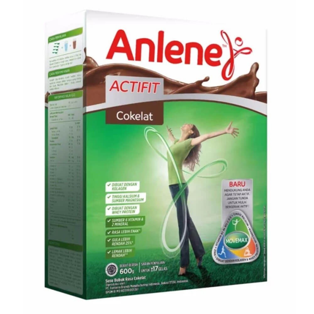 

Anlene Actifit Cokelat/ Vanila/ Original 250 600 gram