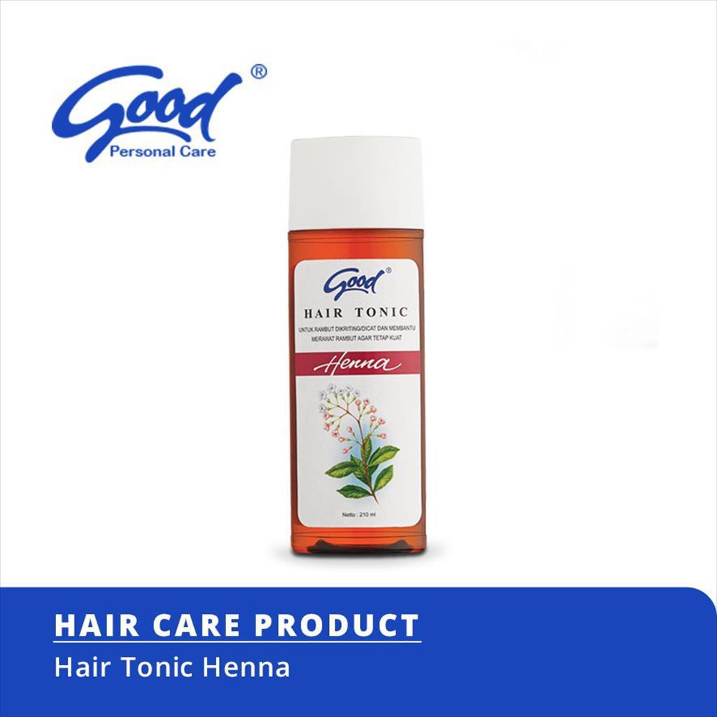 GOOD Hair Tonic Ginseng /  Henna / Dandruff / Herbal 210ML