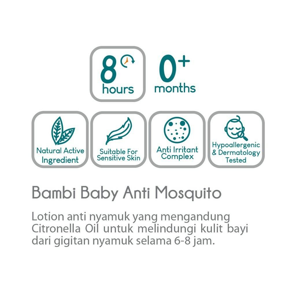 Bambi Baby Lotion Anti Nyamuk - 50mL