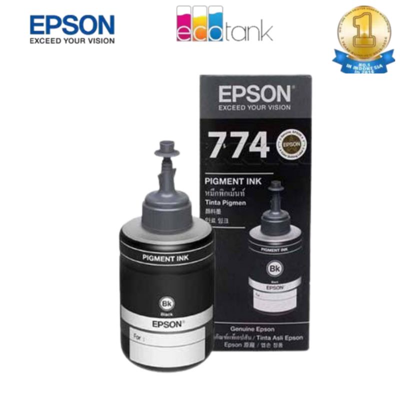 Tinta Epson 774 Original untuk M100 M105 M200 M205 L655 (1 botol isi 140 ml)