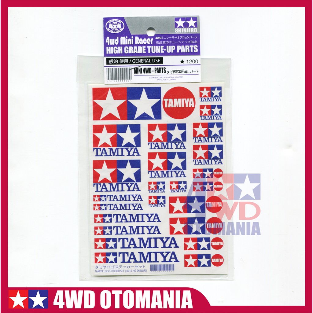 

Tamiya - Tamiya Logo Sticker Set Chromo HG Shinjiro
